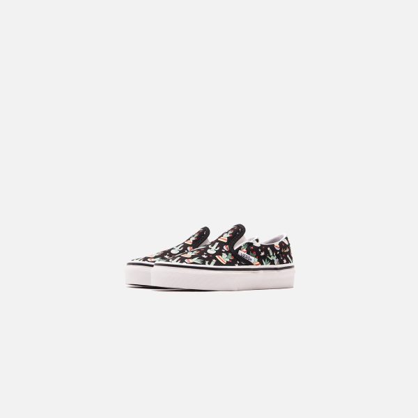 Vans Pre-School Classic Slip-On - Cactus Black   True White Online - Image 2