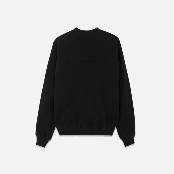 Saint Laurent Col Rond Raglan Sweater- Noir on Sale - Image 2