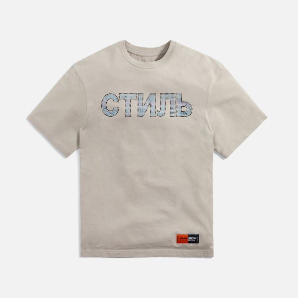 Heron Preston Tee Reg CTNMB - Strass Grey   Cobalt Blue Discount