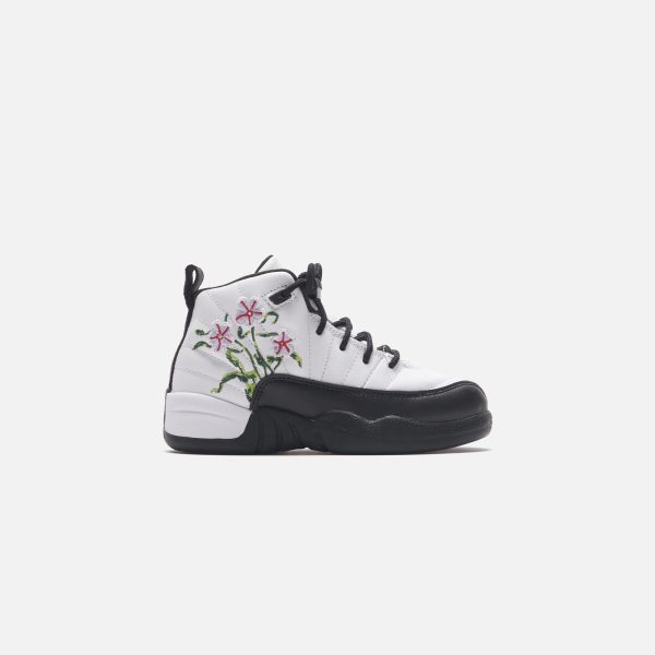 Nike Air Jordan Pre-School 12 Retro - White   Black   Vivid Green   Lavender Mist   Team Green   Gym Red on Sale