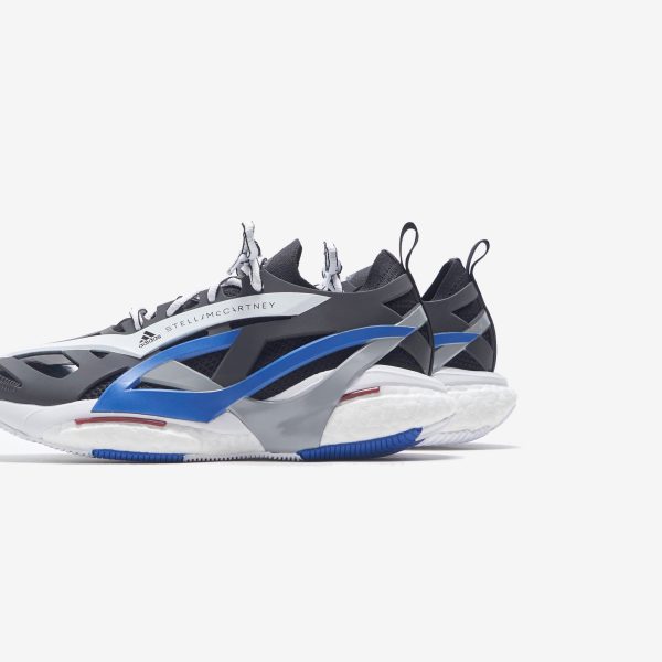 adidas by Stella McCartney Solarglide - Core Black   Power Blue   Cloud White Online Hot Sale - Image 5