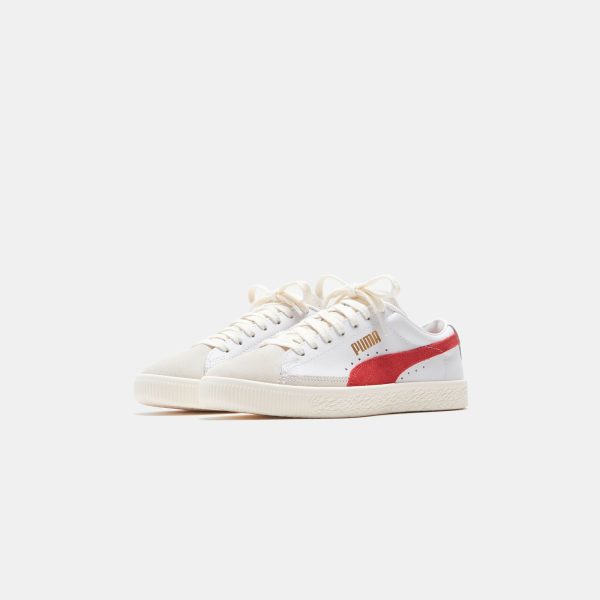 Puma Basket VTG - White   High Risk Red on Sale - Image 2