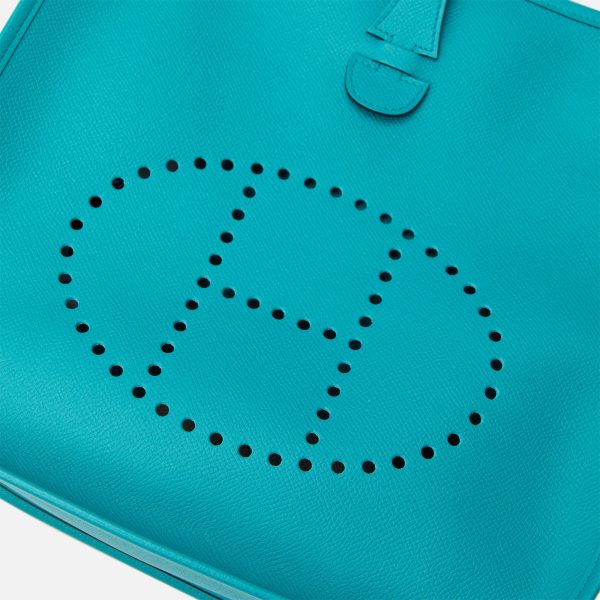 WGACA Hermes Evelyne III PM Epsom - Blue For Discount - Image 4