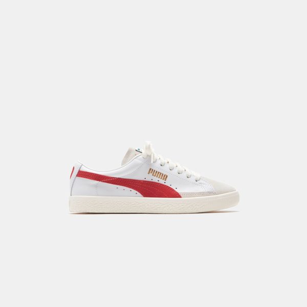 Puma Basket VTG - White   High Risk Red on Sale