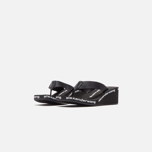 Alexander Wang Wedge Flip Flop - Black on Sale - Image 2