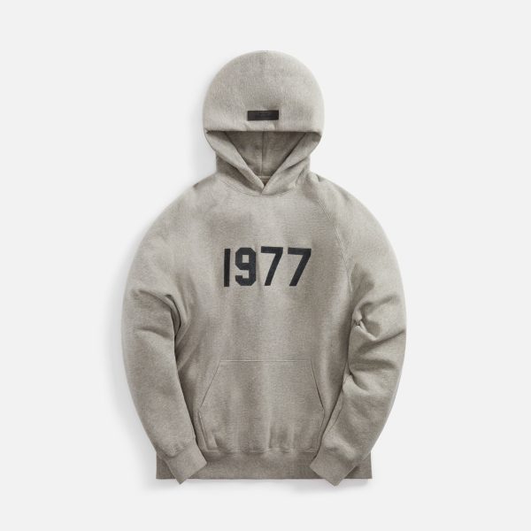 Essentials Raglan Sleeve Hoodie - Dark Oatmeal Hot on Sale