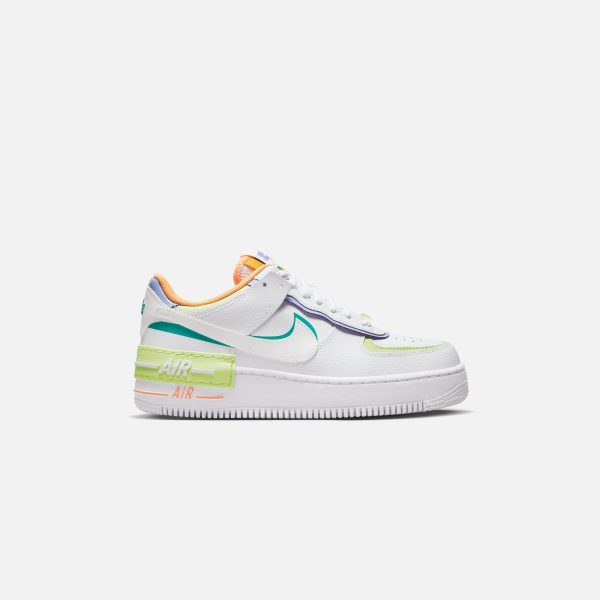 Nike Wmns Air Force 1 Shadow - White   Peach   Light Liquid Lime   White For Discount